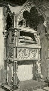 Napoli chiesa di S Chiara monumento ad Agnese e Clemenza D Angio