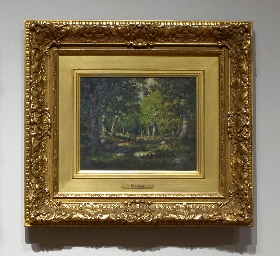 Narcisse-Virgile Diaz de la Peña - Forest Interior - L84.141.14 - Minneapolis Institute of Arts