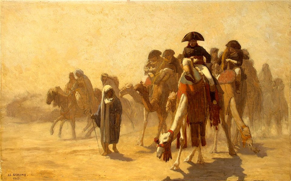 Napoleon y sus Generales en Egipto