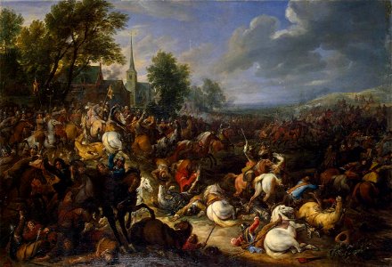 Adam Frans van der Meulen - Cavalry Engagement - WGA15109