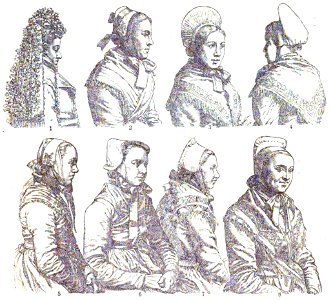 NassTrachtenbuch-16-Kopfbedeckungen aus der evangelischen Gegend des Taunus