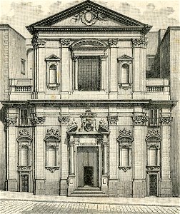 Napoli chiesa di San Ferdinando. Free illustration for personal and commercial use.