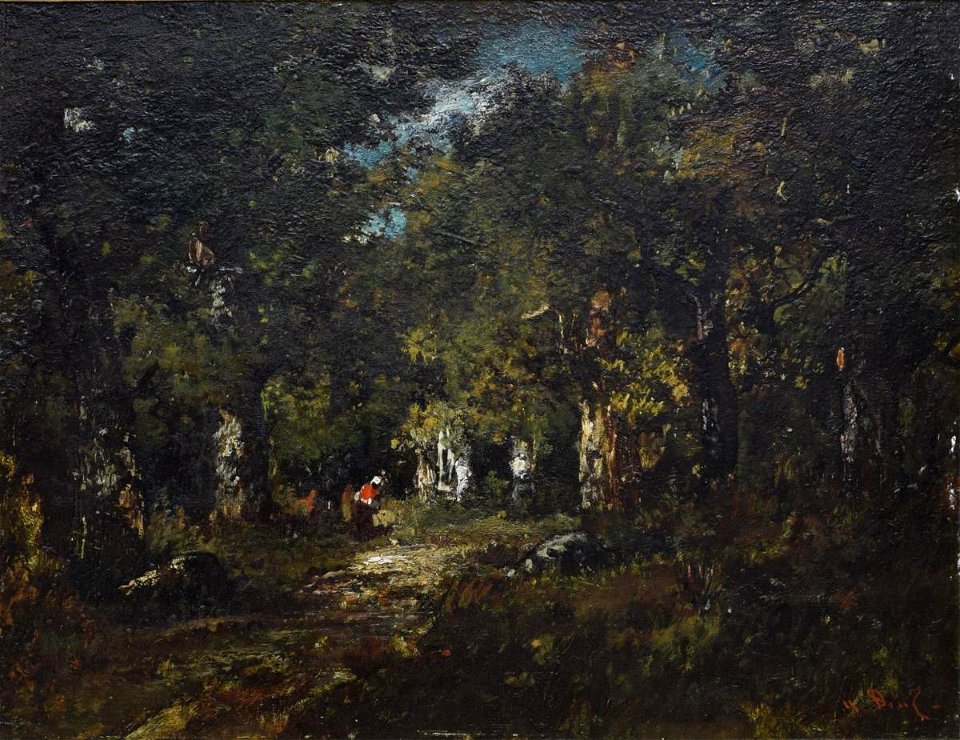 Narcisse Virgile Diaz de la Peña - Wood Scene - 1921.208.1 - Reading Public Museum