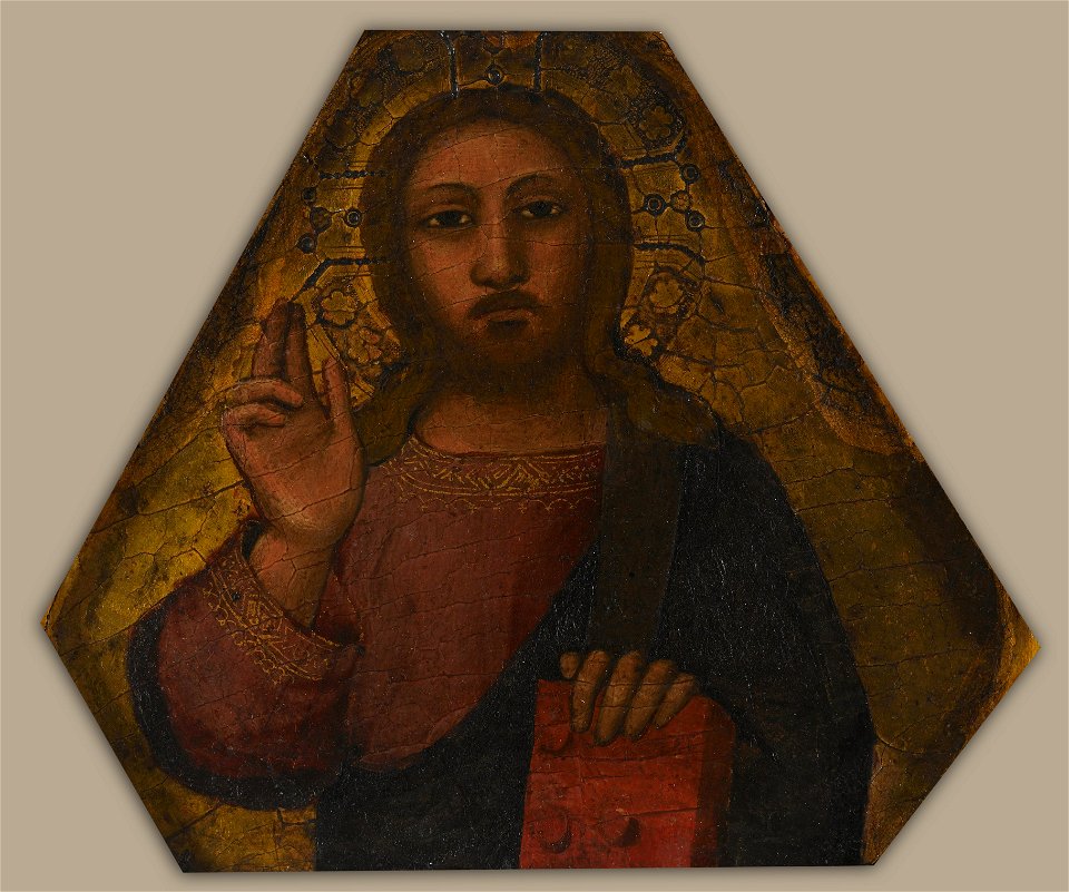 Nardo di Cione - Christ Blessing - Google Art Project