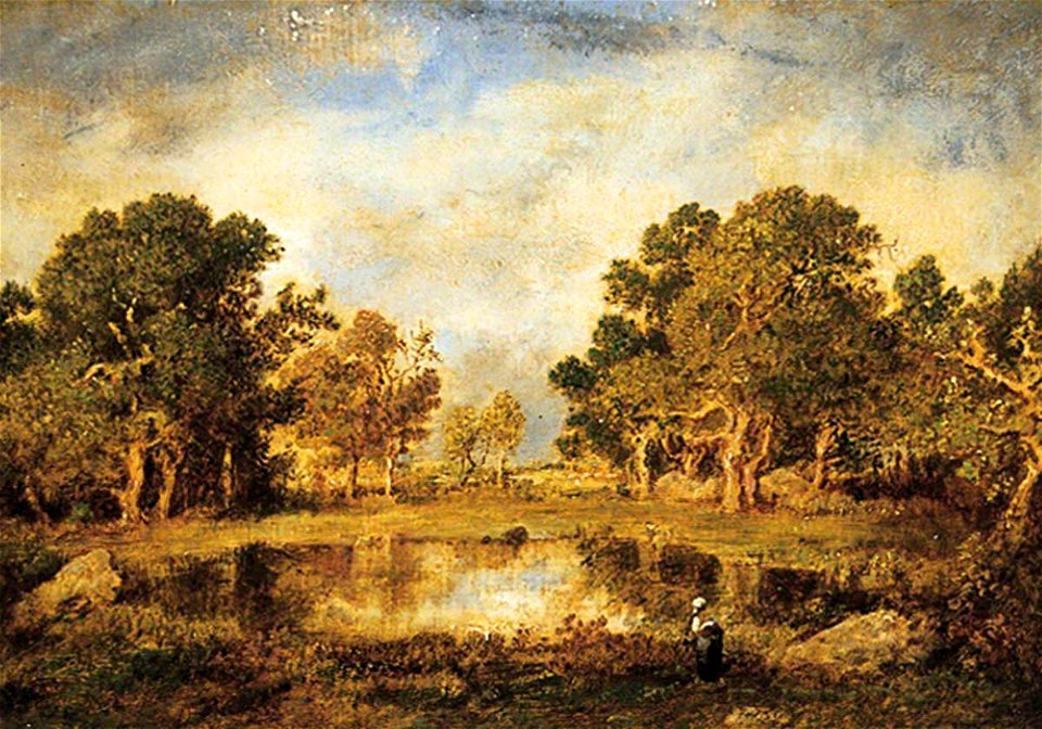 Narcisse Virgile Diaz de la Peña (1807-1876) - The Pond - 1937.37.9 - Leeds Art Gallery