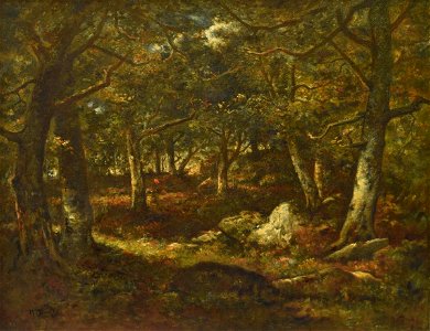 Narcisse Virgile Diaz de la Peña - Forest of Fontainebleau - 1914.22.1 - Reading Public Museum