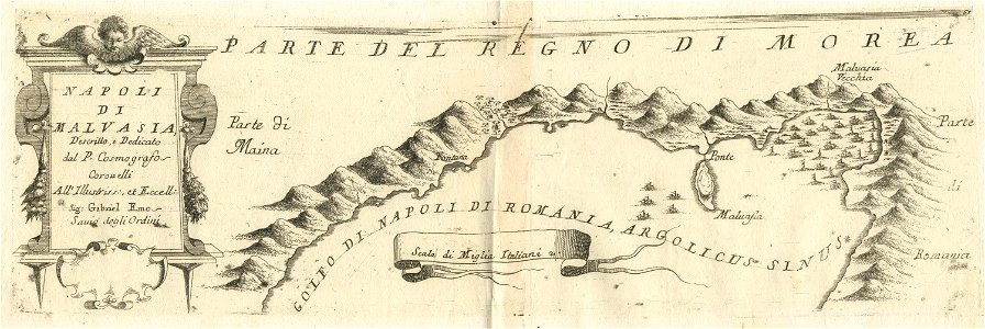 Napoli di Malvasia - Coronelli Vincenzo - 1688