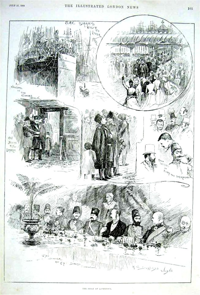 Nasser-ed-Din Shah's last visit to Britain - 9