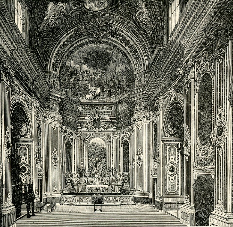 Napoli interno della chiesa di S Maria dell Annunziata