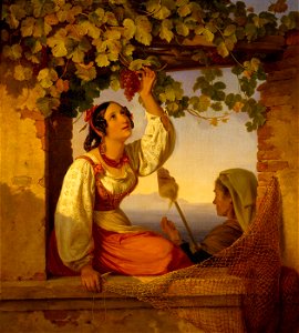 Napolitansk fiskerpige (Neapolitan fisherman's daughter)