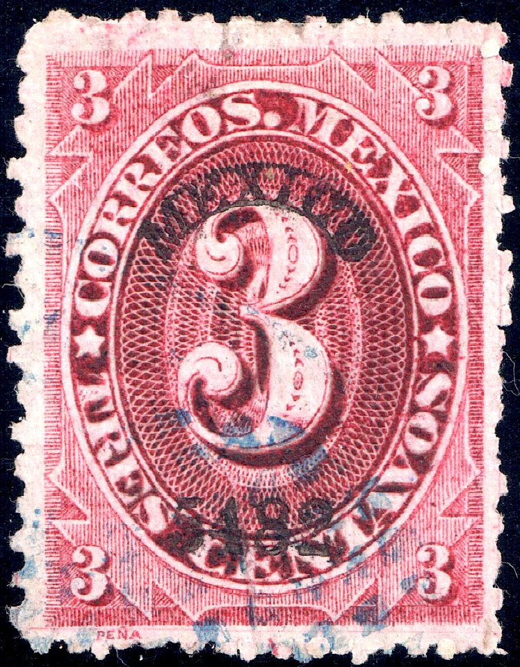 Mexico 1882-83 3c Sc147 - 5482