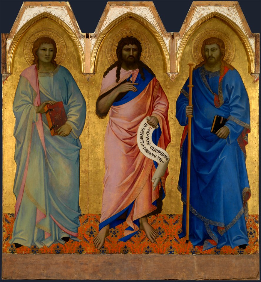 Nardo di Cione. Three Saints. c.1365, London NG