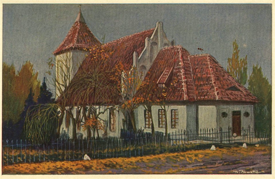 Narzym, Ostpreußen - Pfarrkirche (Zeno Ansichtskarten)