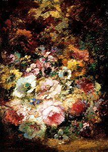 Narcisse Virgile Diaz de la Peña (1807-1876) - Flowers - 1937.37.7 - Leeds Art Gallery