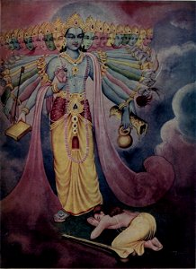 Narada found Vishnu as macroform