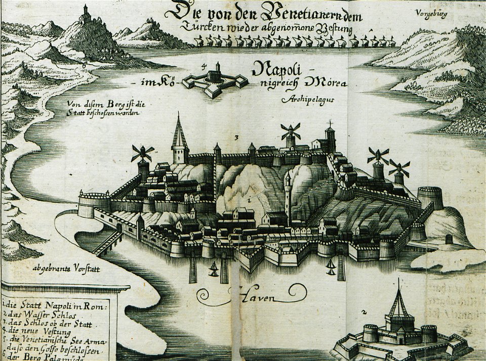 Napoli-Morea - Enderlin Jacob - 1686