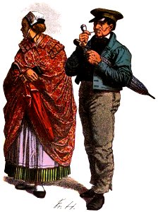 NassTrachtenbuch-T28-Bürgersleute aus Johannisberg um 1840