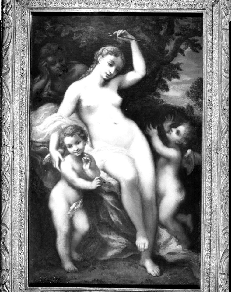Narcisse Virgile Diaz de la Peña - Venus Disarming Cupid - 1939.94 - Fogg Museum