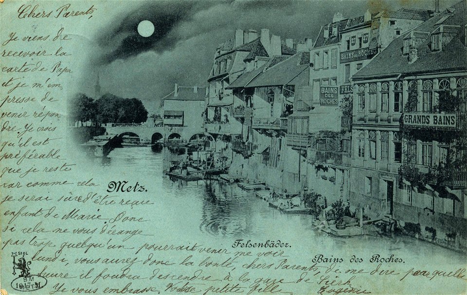 Metz Felsenbäden. Bains des Roches. FIC MUT 0685
