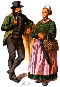 NassTrachtenbuch-T27-Bürgersleute aus Johannisberg 1840