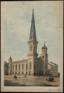Metropolitan M.E. Church, Washington, D.C. - on stone by L. Crépon ; P.S. Duval & Co's steam lith. press, Philada. LCCN97514949