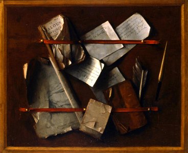 Trompe l'oeil, door Cornelis van der Meulen