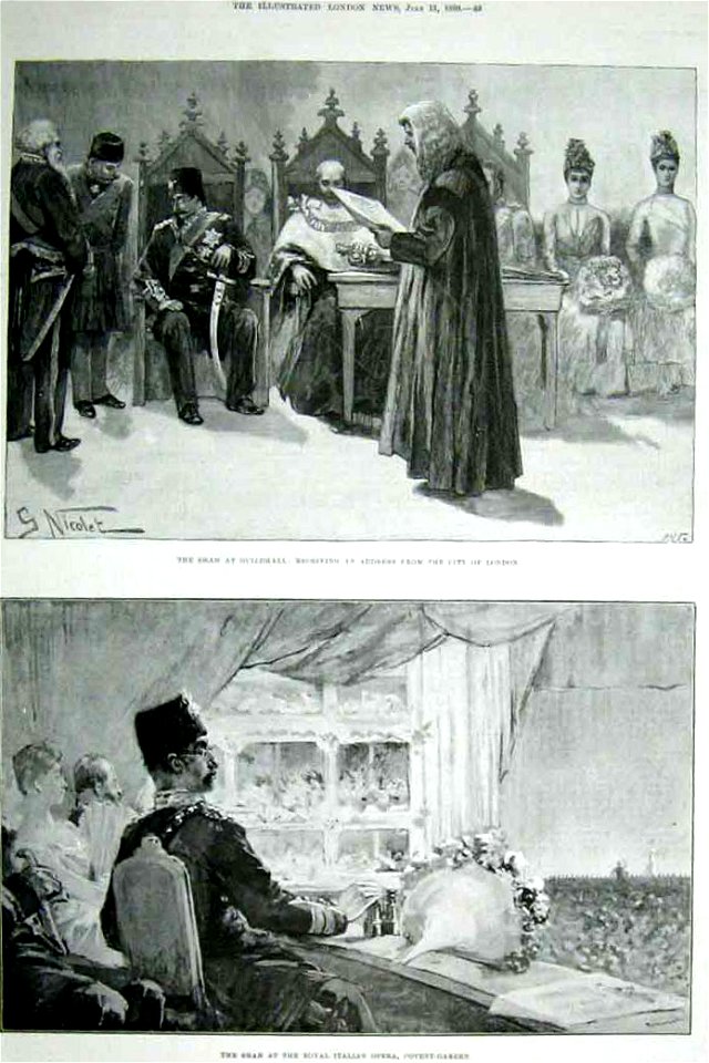 Nasser-ed-Din Shah's last visit to Britain - 11
