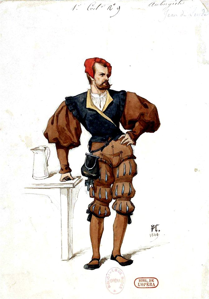 Meyerbeer Prophète Jean Costume1