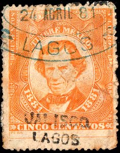 Mexico 1881 documents revenue F83A Jalisco Lagos