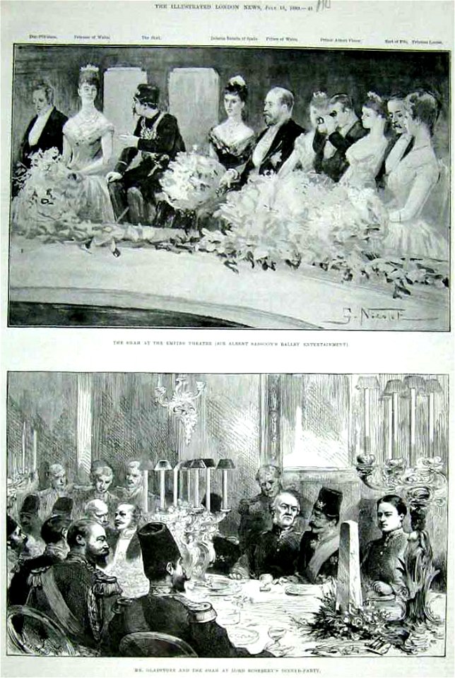Nasser-ed-Din Shah's last visit to Britain - 7