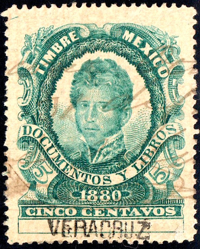 Mexico 1880 revenue F74 Veracruz