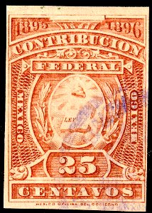 Mexico 1895-1896 revenue federal contribution 121