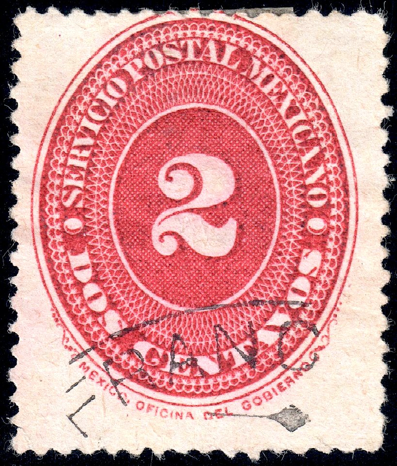 Mexico 1886 2c Sc175 used