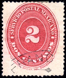 Mexico 1886 2c Sc175 used
