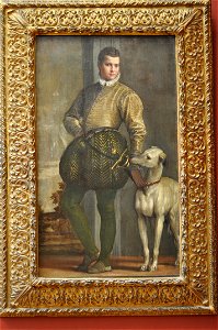 Metropolitan Museum of Art, Veronese, Boy with a Greyhound. Free illustration for personal and commercial use.