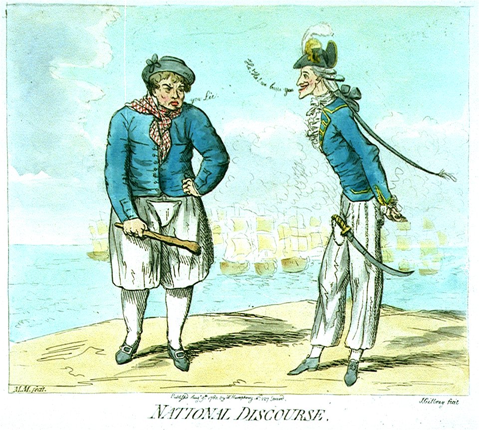 National Discourse. (caricature) RMG PU4729