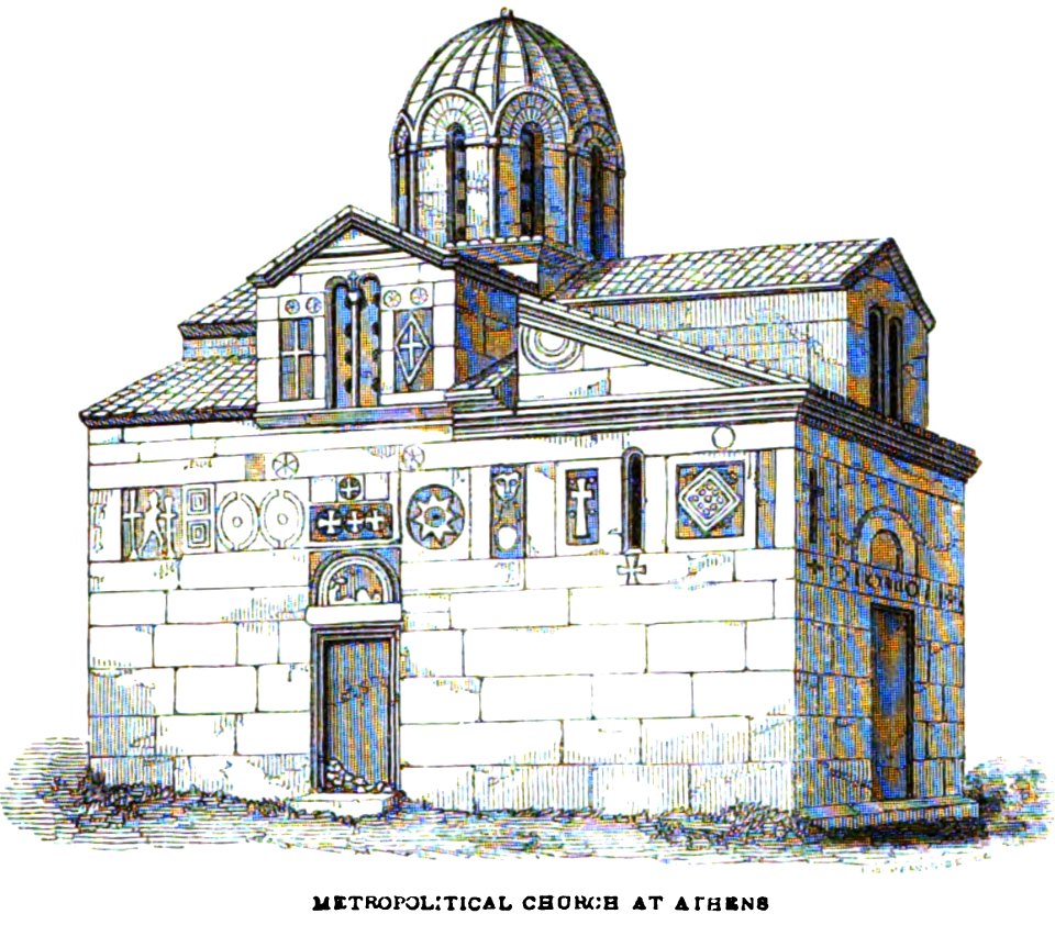 Metropolitical church at Athens. John M. Neale. A history of the Holy Eastern Church. P.260