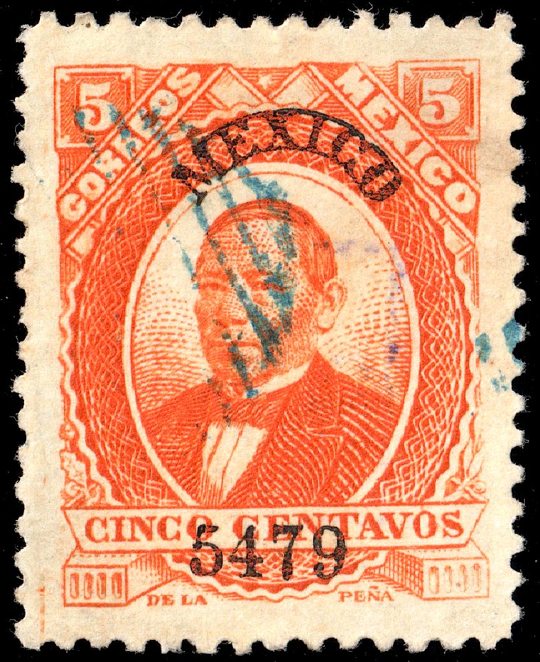Mexico 1879 5c Sc125 54-79 MEXICO