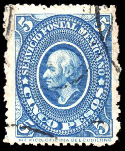 Mexico 1884 5P Sc163