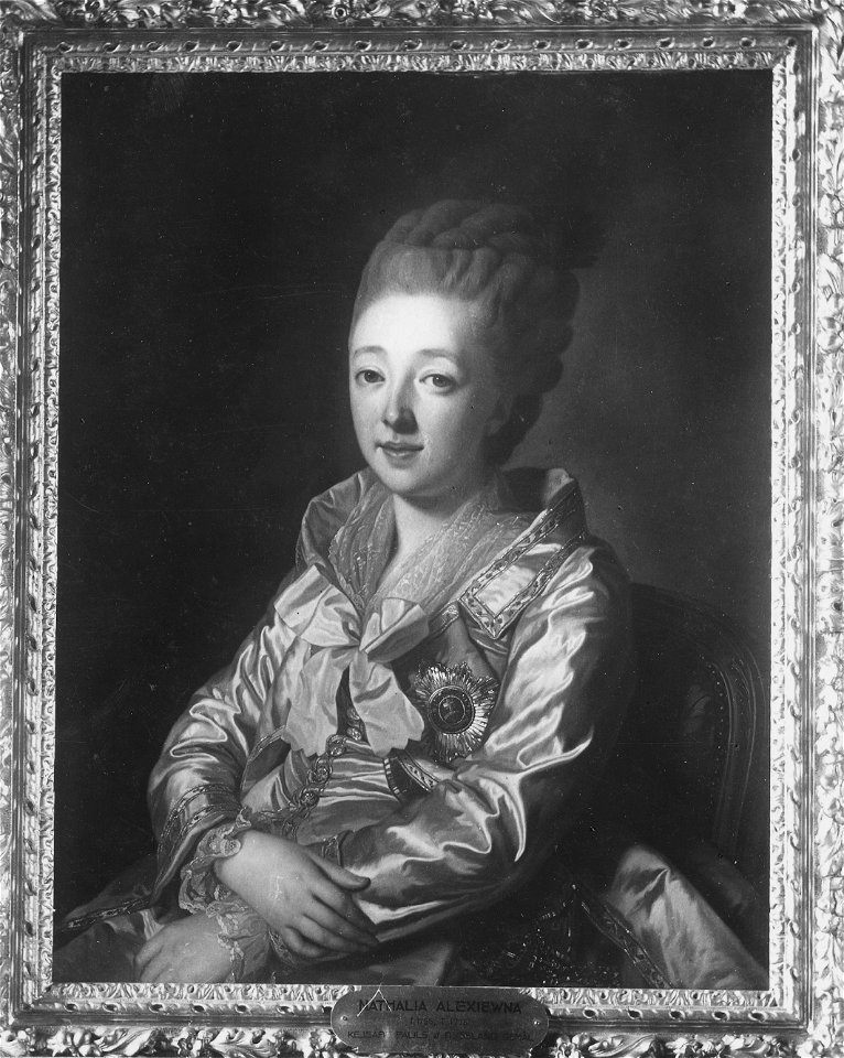 Natalia Alexievna Vilhelmina, 1755-1776, prinsessa av Hessen-Darmstadt, storfurstinna - Nationalmuseum - 15961