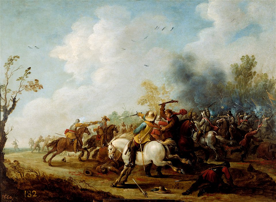 Meulener-choque de caballeria-prado
