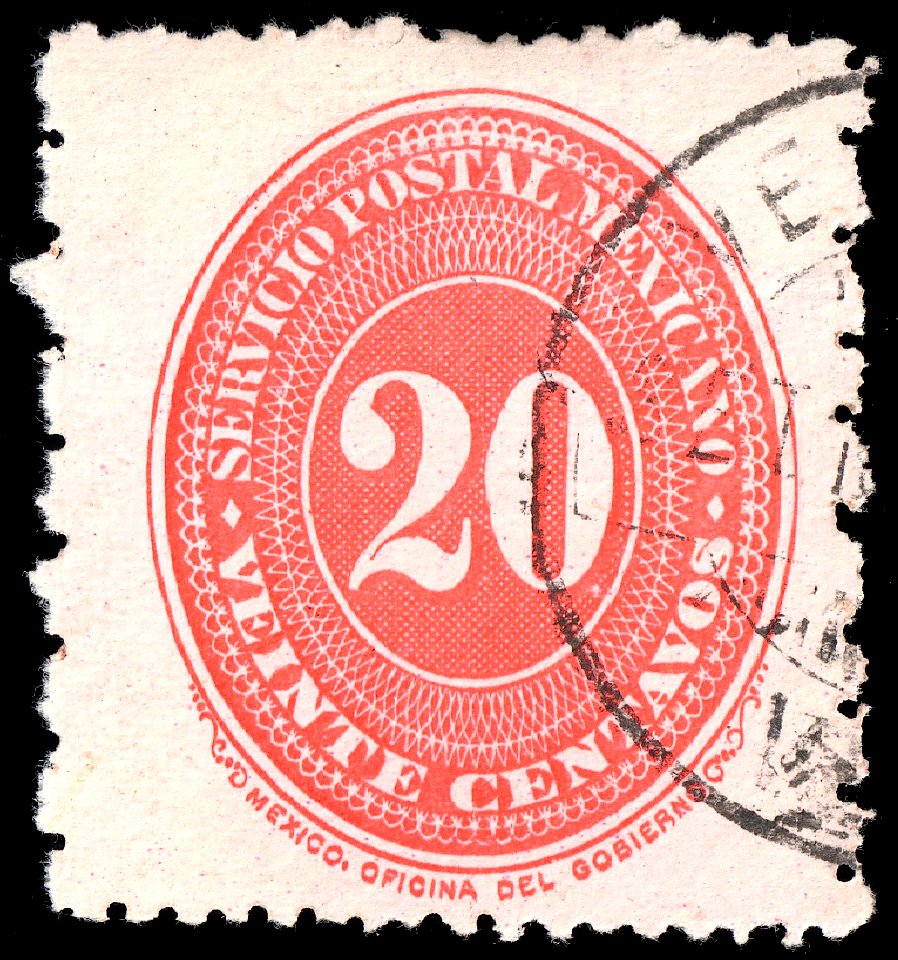 Mexico 1890-95 20c Sc240A used