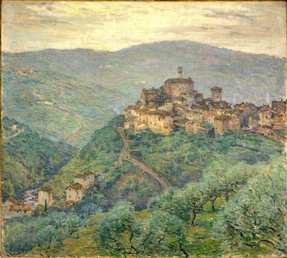 Willard Leroy Metcalf - Pelago-Tuscany (1913)