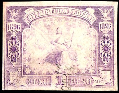 Mexico 1896-1897 revenue federal contribution 127