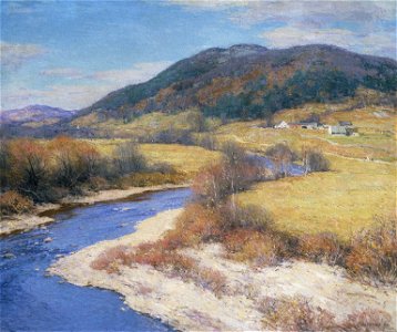 Willard Leroy Metcalf - Indian Summer, Vermont (1922)