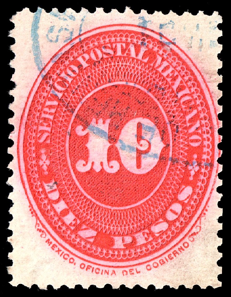 Mexico 1892 10p used Sc229