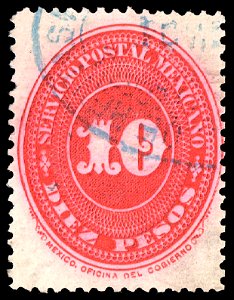 Mexico 1892 10p used Sc229