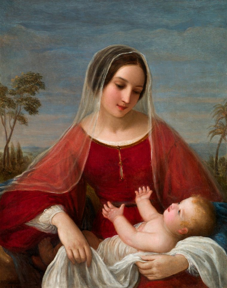 Natale Schiavoni – Madonna con bambino