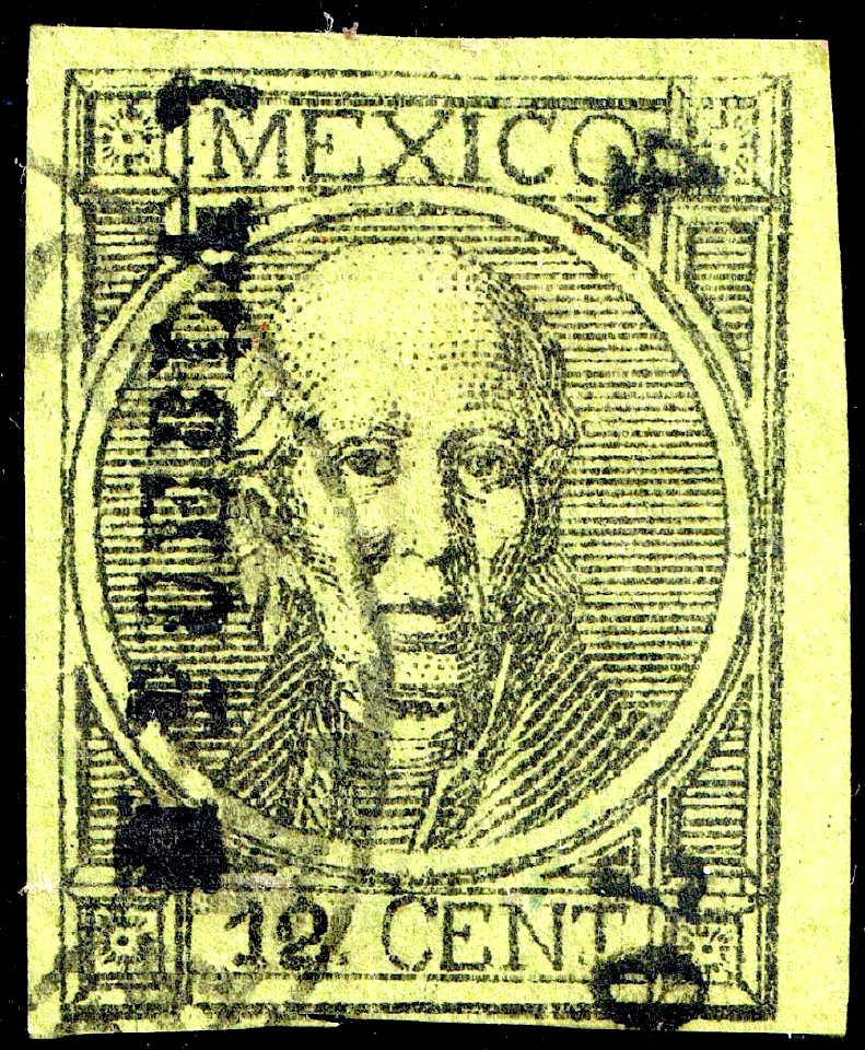 Mexico 1870 12c Sc59 Puebla