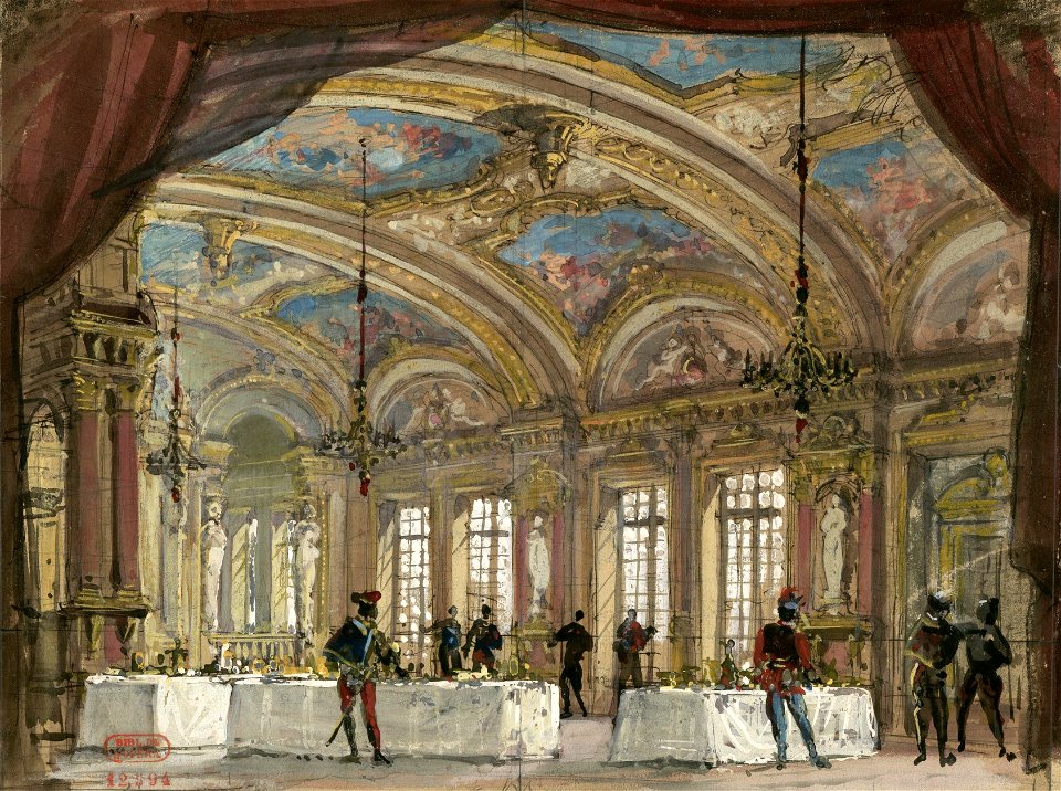 Meyerbeer LesHuguenots DécorActeI